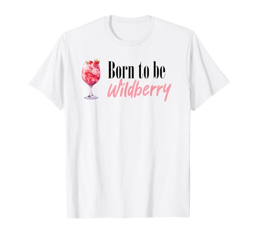 Der Wildberry Shirt-Shop Damen Wildberry Lillet Sommer T-Shirt Weiß Small Crew-Ausschnitt Kurzarm Klassische Passform Unisex-Erwachsene von Der Wildberry Shirt-Shop