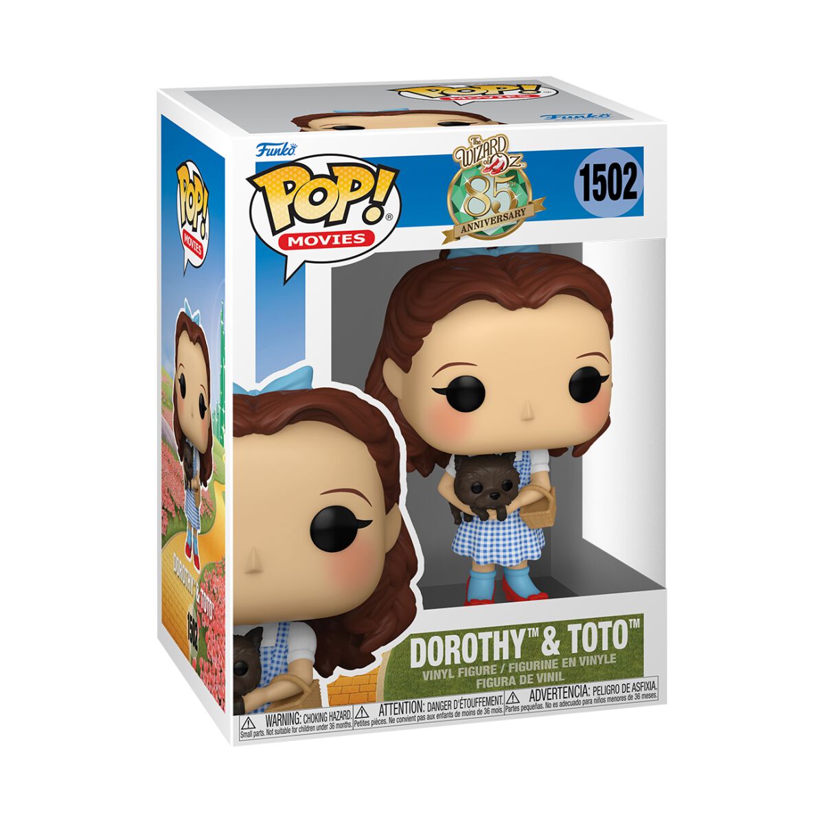 Der Zauberer von Oz - Dorothy & Toto Vinyl Figur 1502 - Funko Pop! Figur - Funko Shop Deutschland - Lizenzierter Fanartikel von Der Zauberer von Oz