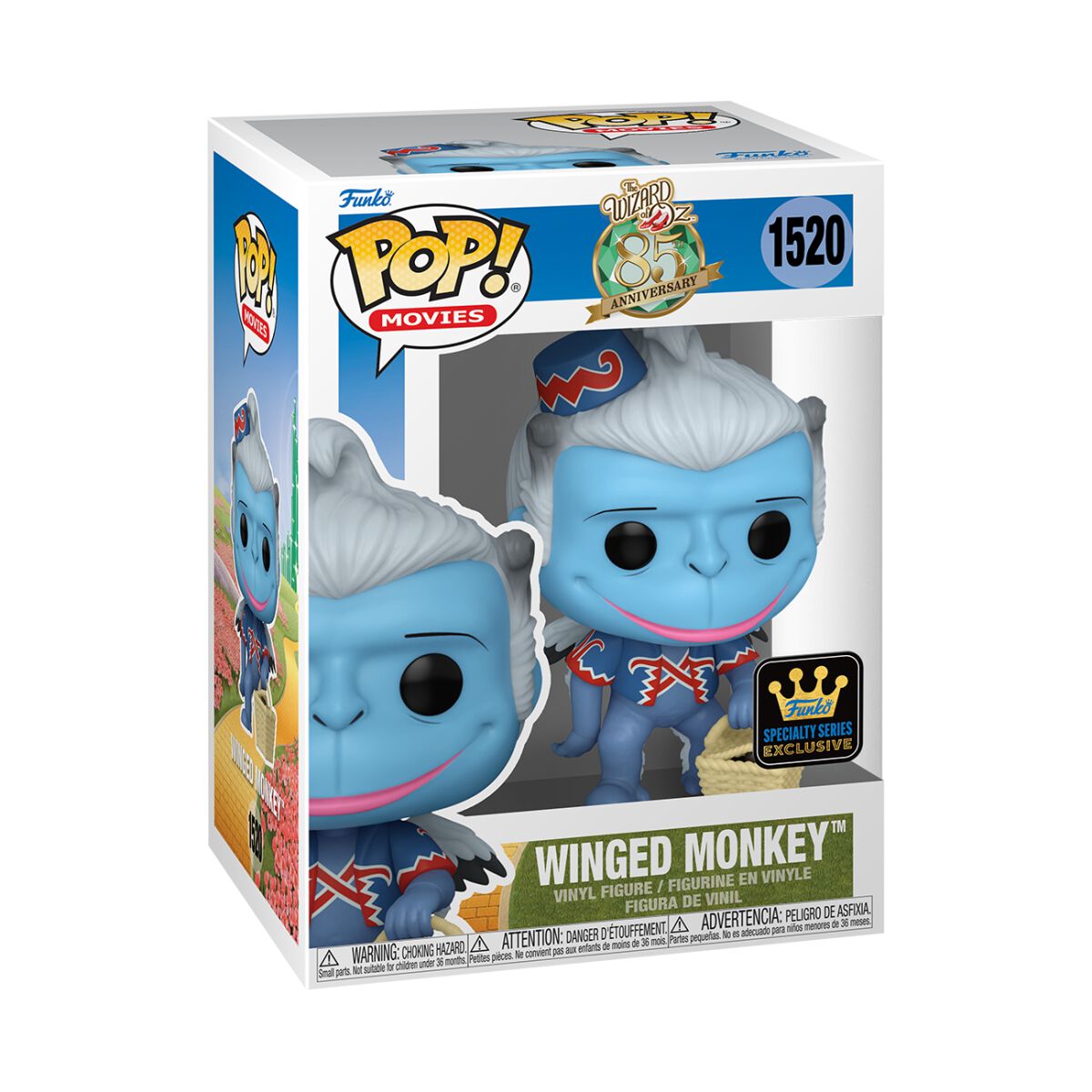 Der Zauberer von Oz Winged Monkey (Chase Edition möglich!) Vinyl Figur 1520 Funko Pop! multicolor von Der Zauberer von Oz