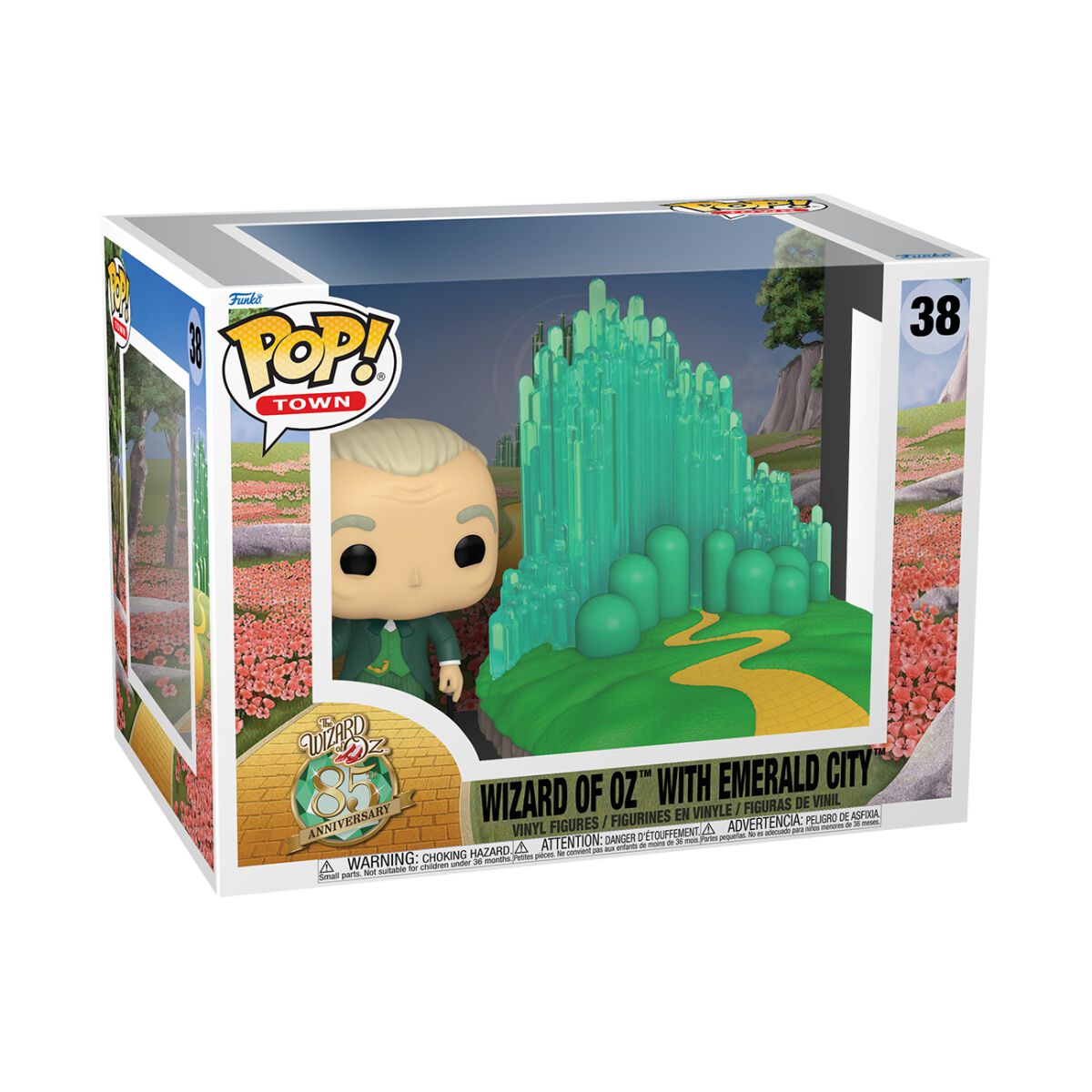 Der Zauberer von Oz - Wizard Of Oz with Emerald City (Pop! Town) Vinyl Figur 38 - Funko Pop! Figur - Funko Shop Deutschland - Lizenzierter Fanartikel von Der Zauberer von Oz