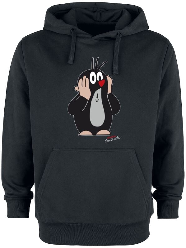 Der kleine Maulwurf Kapuzenpullover - Oh Oh! - S bis 3XL - für Männer - Größe XL - schwarz  - EMP exklusives Merchandise! von Der kleine Maulwurf