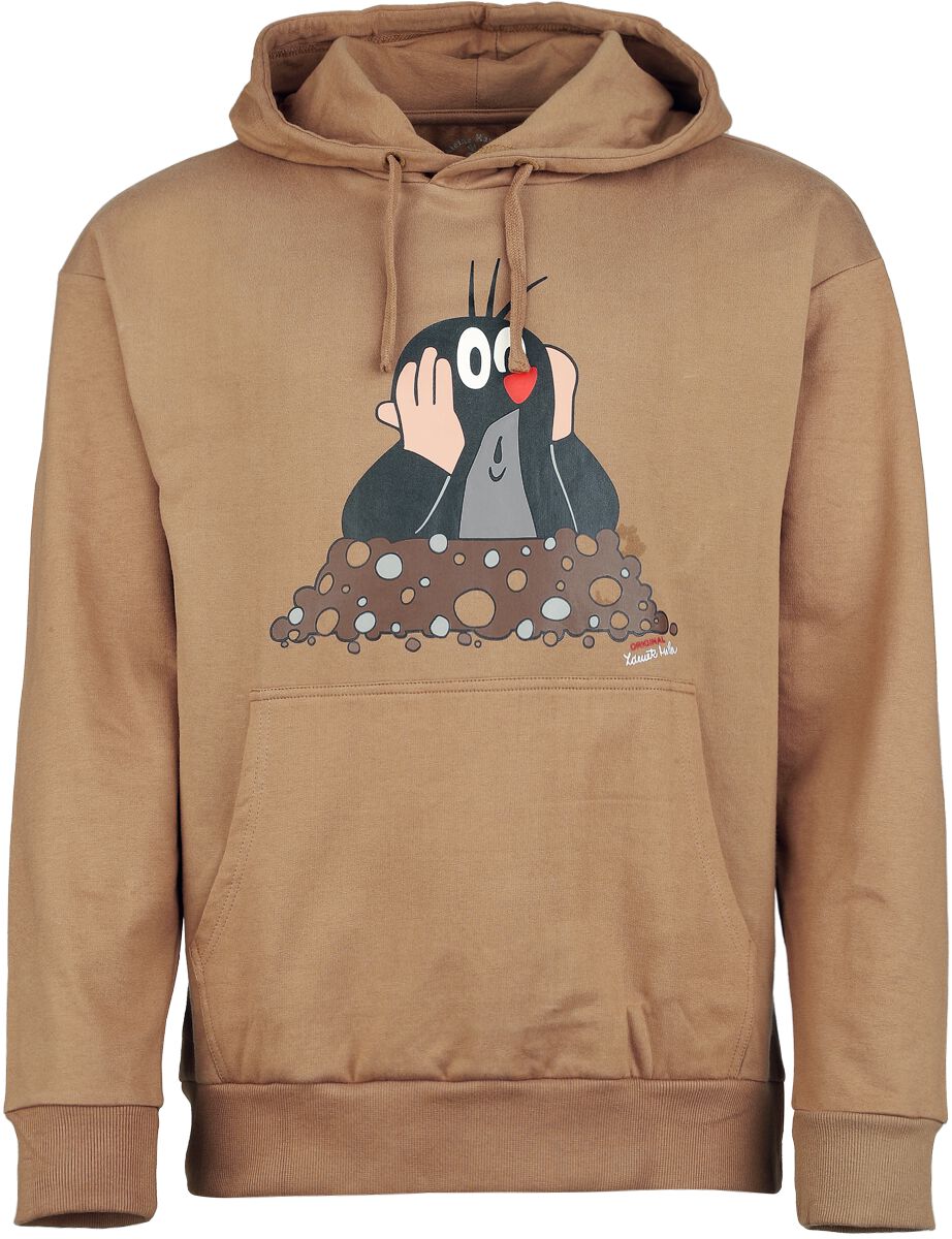 Der kleine Maulwurf Maulwurf Kapuzenpullover braun in S von Der kleine Maulwurf