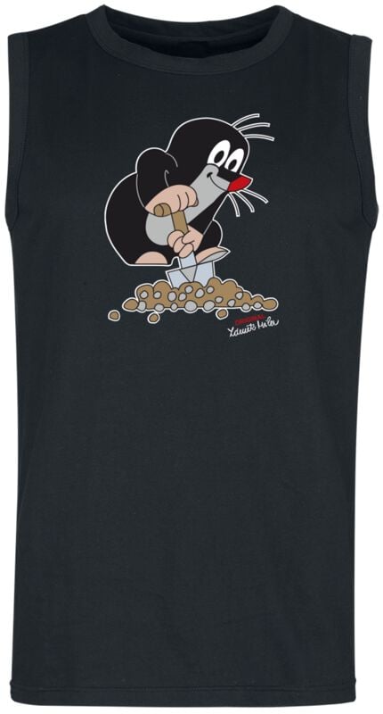 Der kleine Maulwurf Maulwurf - Schaufel Tank-Top schwarz in XXL von Der kleine Maulwurf