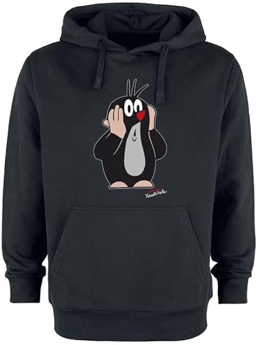 Der kleine Maulwurf Oh Oh! Männer Kapuzenpullover schwarz XXL von Der kleine Maulwurf
