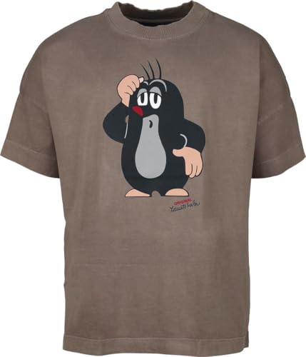 Der kleine Maulwurf Der Oversize Männer Oversize T-Shirt Multicolor L von Der kleine Maulwurf