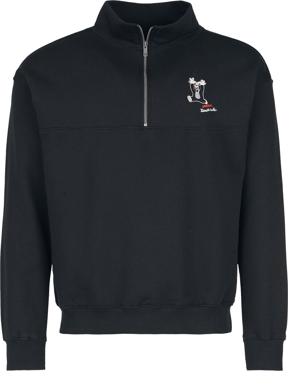 Der kleine Maulwurf Sweatshirt - Der kleine Maulwurf - Troyer - S bis 3XL - für Männer - Größe M - schwarz  - EMP exklusives Merchandise! von Der kleine Maulwurf