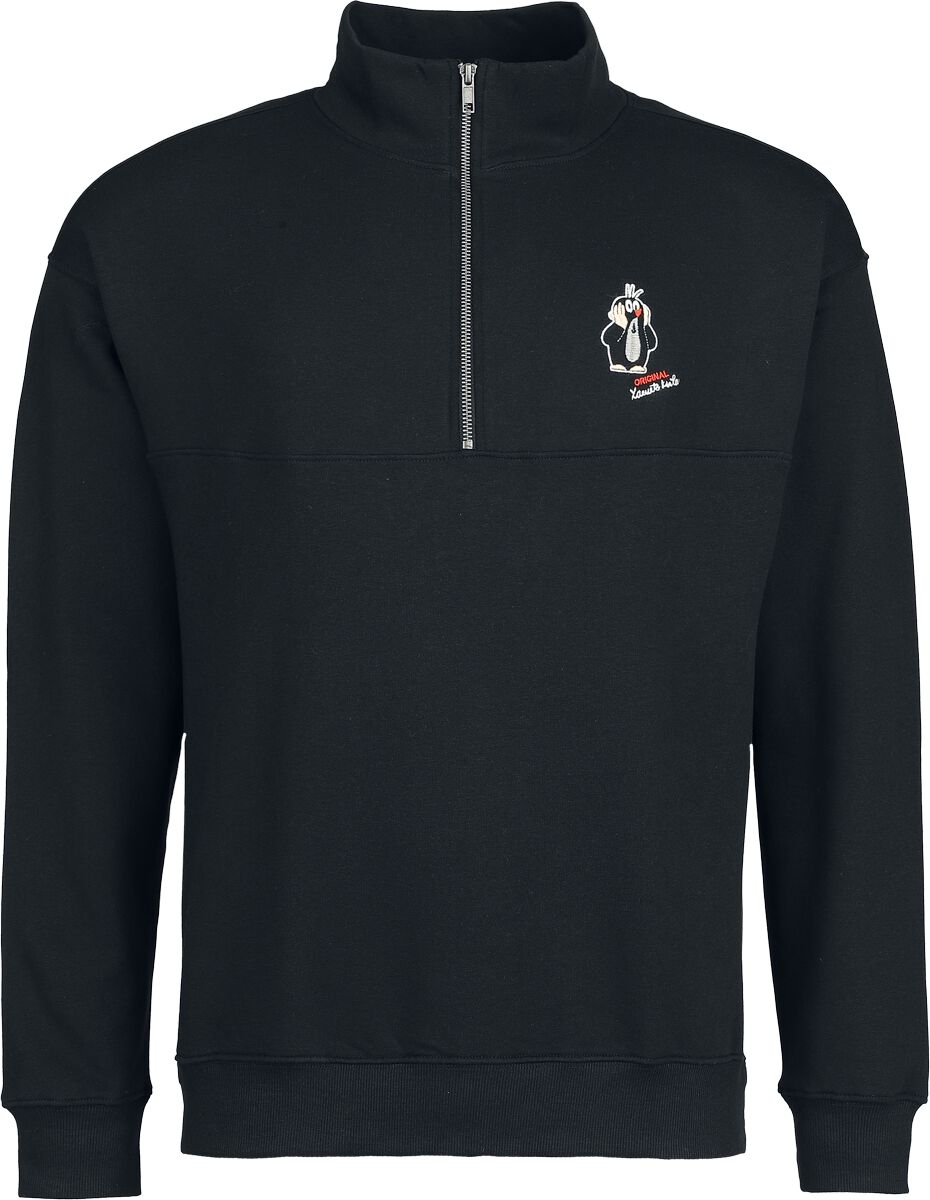 Der kleine Maulwurf Sweatshirt - Der kleine Maulwurf - Troyer - S bis 3XL - für Männer - Größe S - schwarz  - EMP exklusives Merchandise! von Der kleine Maulwurf