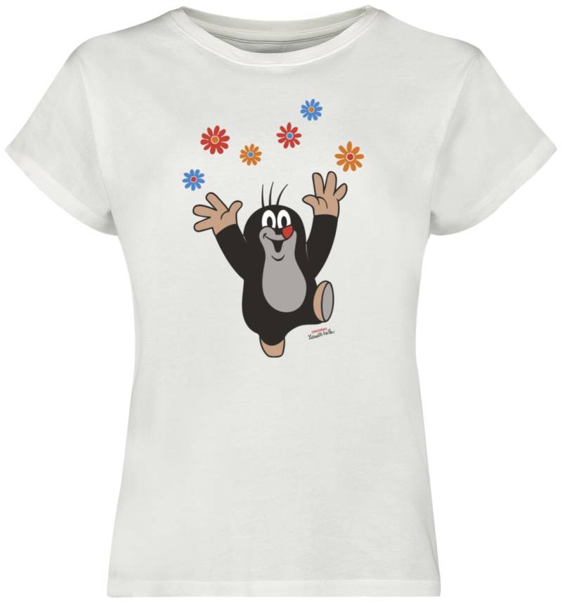 Der kleine Maulwurf T-Shirt - Der kleine Maulwurf - Happy - Flowers - S bis 3XL - für Damen - Größe XL - multicolor  - EMP exklusives Merchandise! von Der kleine Maulwurf