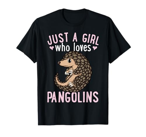 Nur ein Mädchen, das Pangolins liebt Kawaii Save Pangolins T-Shirt von Der seltsame Shop