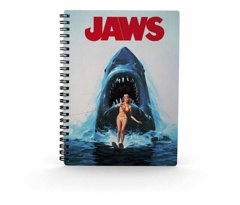 Der weisse Hai Jaws - Alternative Poster - 3D Effekt Notizbuch Notizblock multicolor von Der weisse Hai