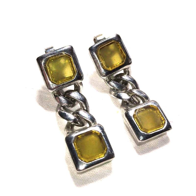 Nina Ricci Ohrclips Ohrschmuck Ohrringe 1970Er Vintage Authentisch Original Branded Jewelery von DerAusstatter