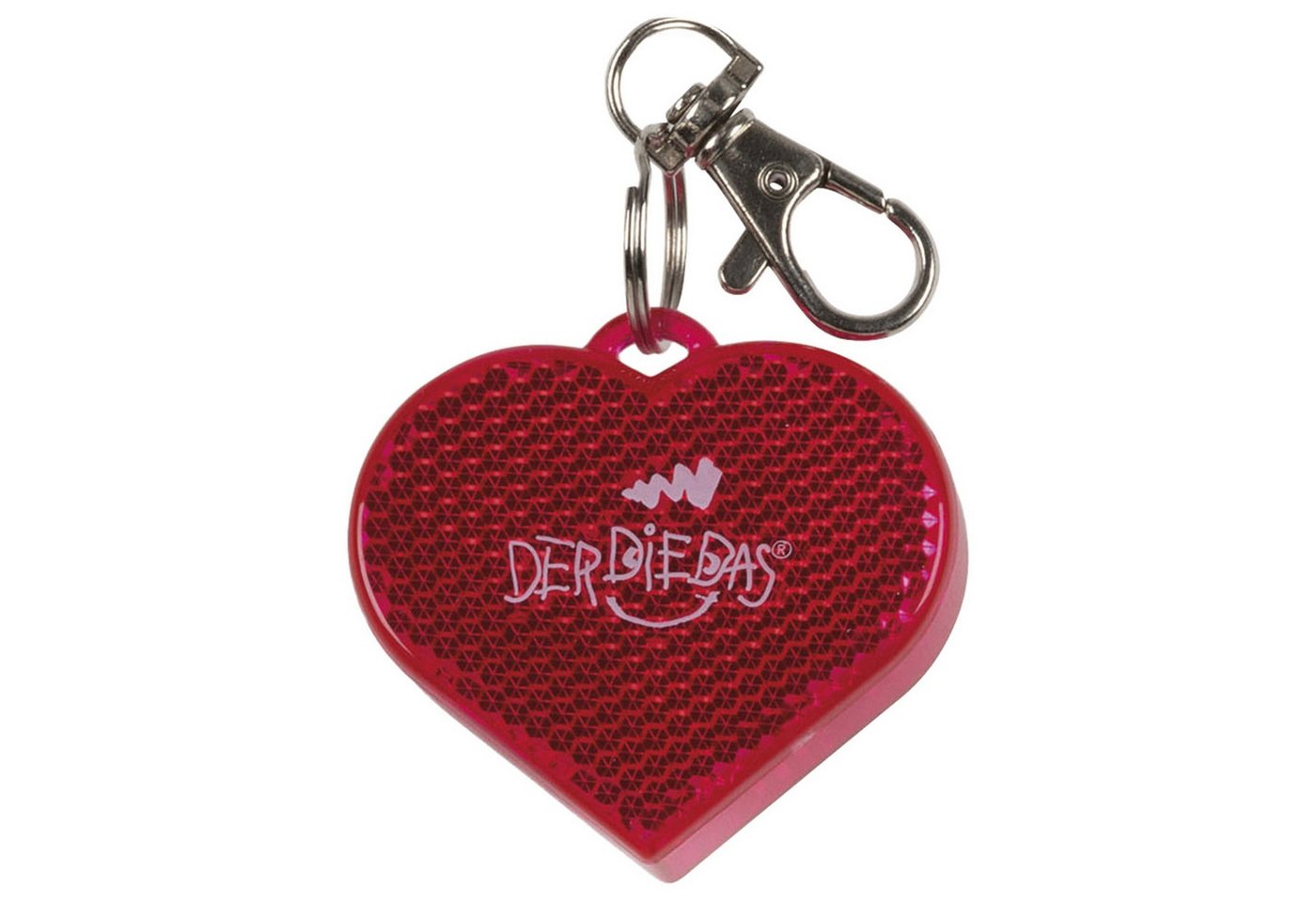 DerDieDas® Schlüsselanhänger Zubehör - Blinkys Anhänger (pink heart) von DerDieDas®