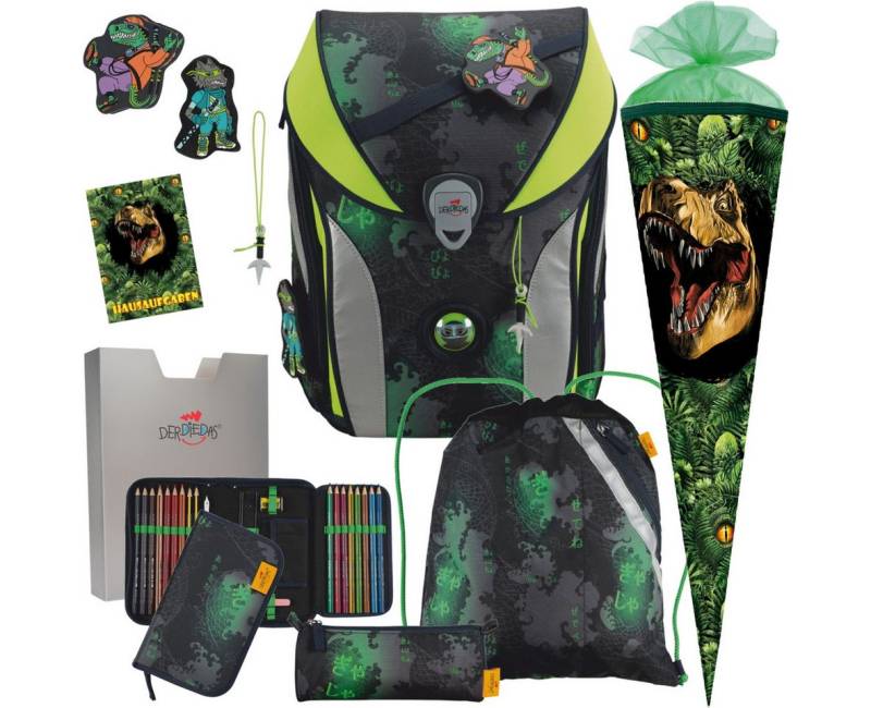 DerDieDas® Schulranzen 1.Klasse ErgoFlex Max in unterschiedlichen Sets (7-tlg) von DerDieDas®