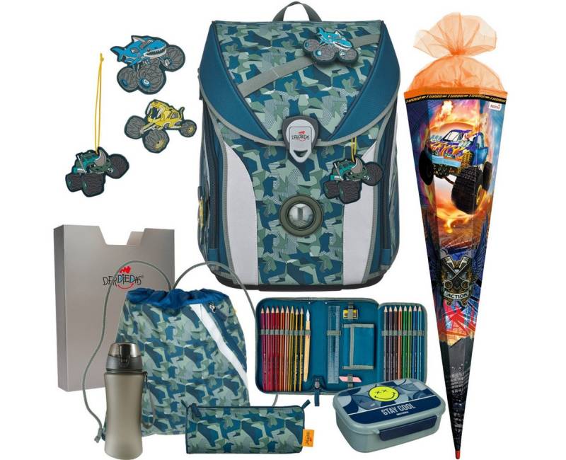 DerDieDas® Schulranzen 1.Klasse ErgoFlex Max in unterschiedlichen Sets (8-tlg) von DerDieDas®