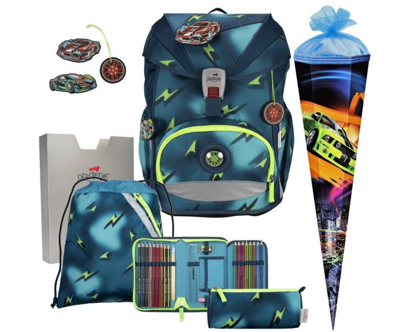 DerDieDas® Schulranzen 1.Klasse ErgoFlex Superlight in unterschiedlichen Sets (6-tlg) von DerDieDas®