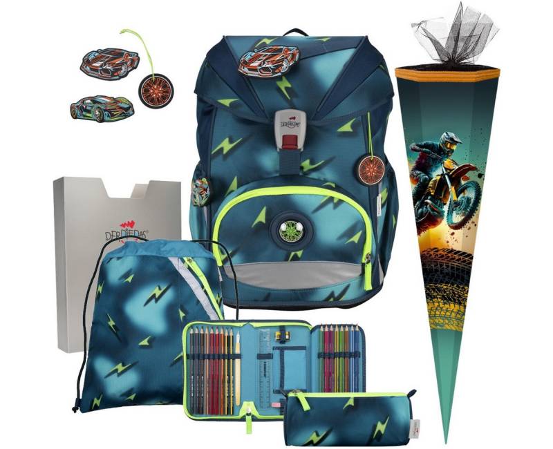 DerDieDas® Schulranzen 1.Klasse ErgoFlex Superlight in unterschiedlichen Sets (6-tlg) von DerDieDas®