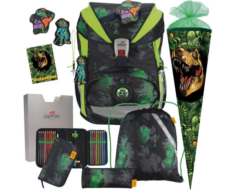 DerDieDas® Schulranzen 1.Klasse ErgoFlex Superlight in unterschiedlichen Sets (7-tlg) von DerDieDas®