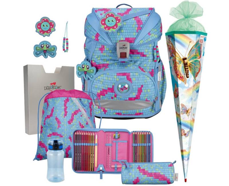 DerDieDas® Schulranzen 1.Klasse ErgoFlex Superlight in unterschiedlichen Sets (7-tlg) von DerDieDas®