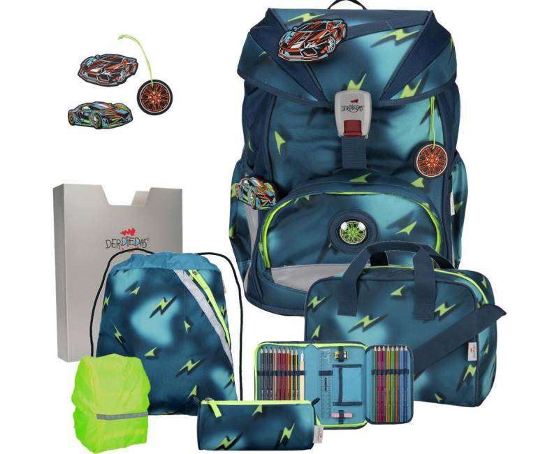 DerDieDas® Schulranzen 1.Klasse ErgoFlex Superlight in unterschiedlichen Sets (7-tlg) von DerDieDas®