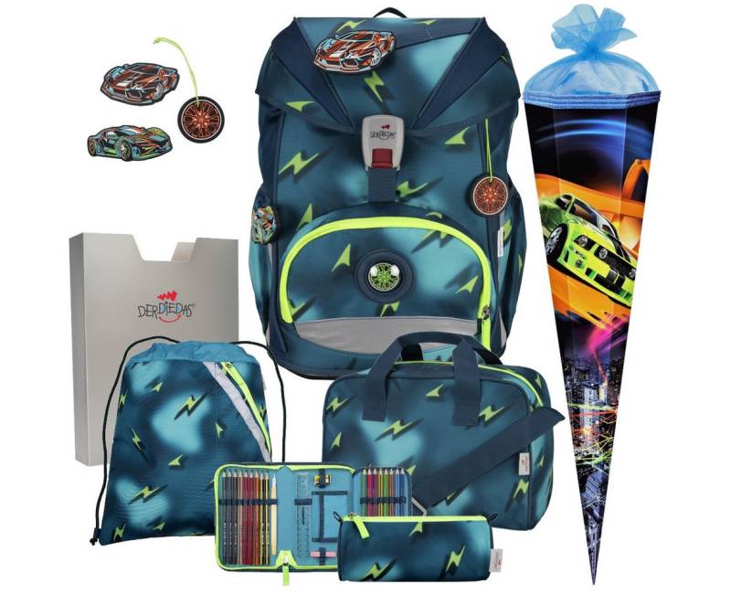 DerDieDas® Schulranzen 1.Klasse ErgoFlex Superlight in unterschiedlichen Sets (7-tlg) von DerDieDas®