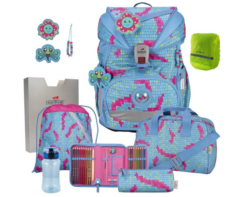 DerDieDas® Schulranzen 1.Klasse ErgoFlex Superlight in unterschiedlichen Sets (8-tlg) von DerDieDas®