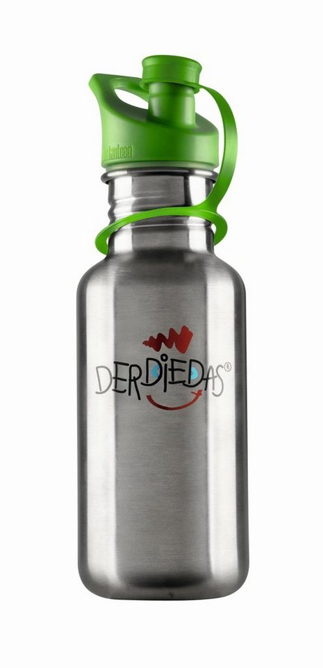 DerDieDas® Schulranzen DerDieDas Edelstahltrinkflasche grün von DerDieDas®