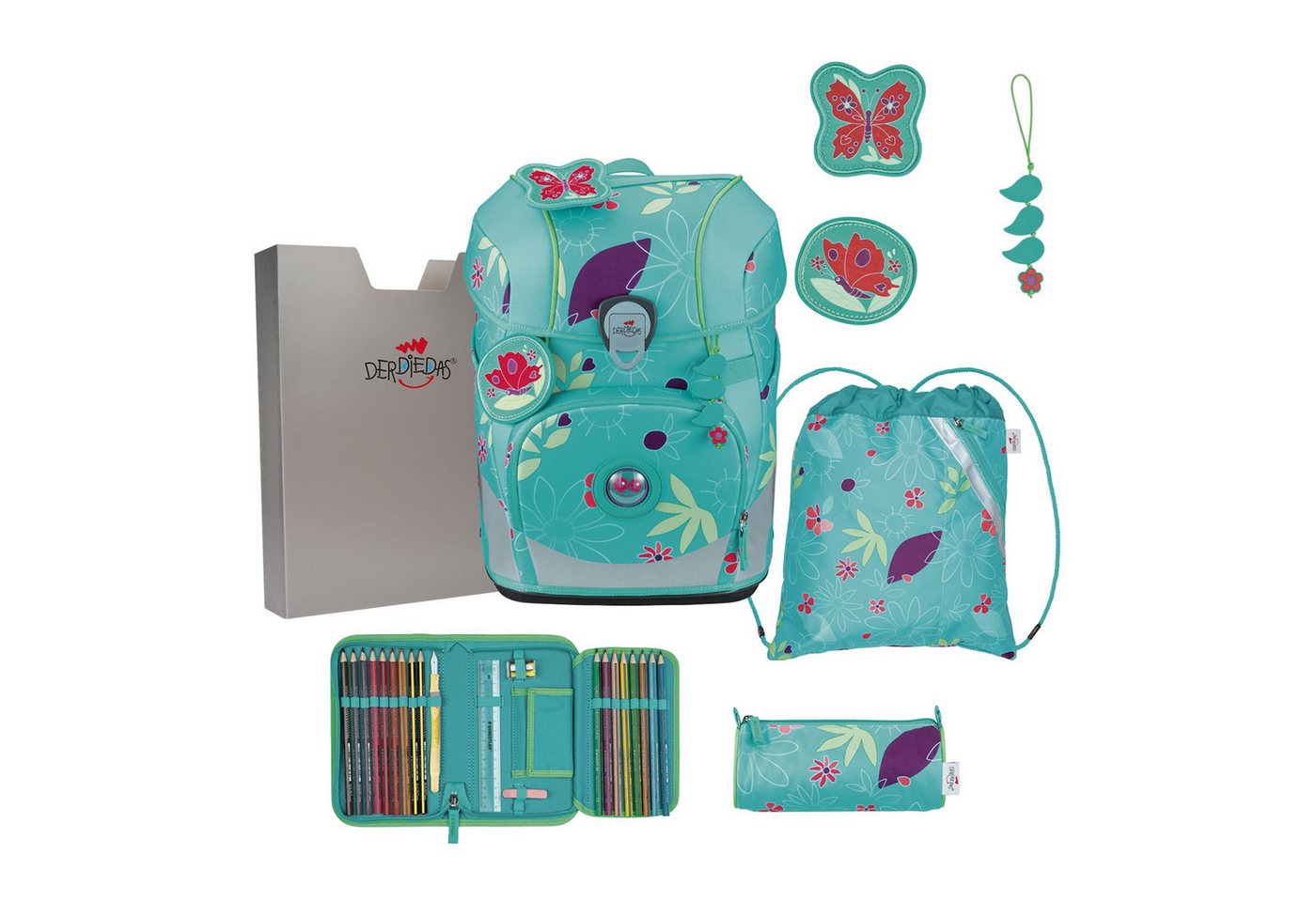 DerDieDas® Schulranzen ErgoFlex Tiny (6-tlg), PET von DerDieDas®