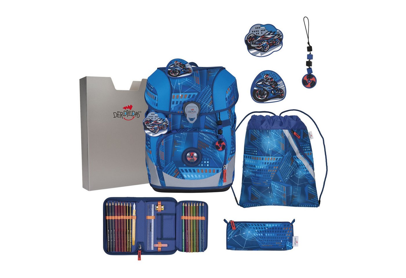 DerDieDas® Schulranzen ErgoFlex Tiny (6-tlg), PET von DerDieDas®