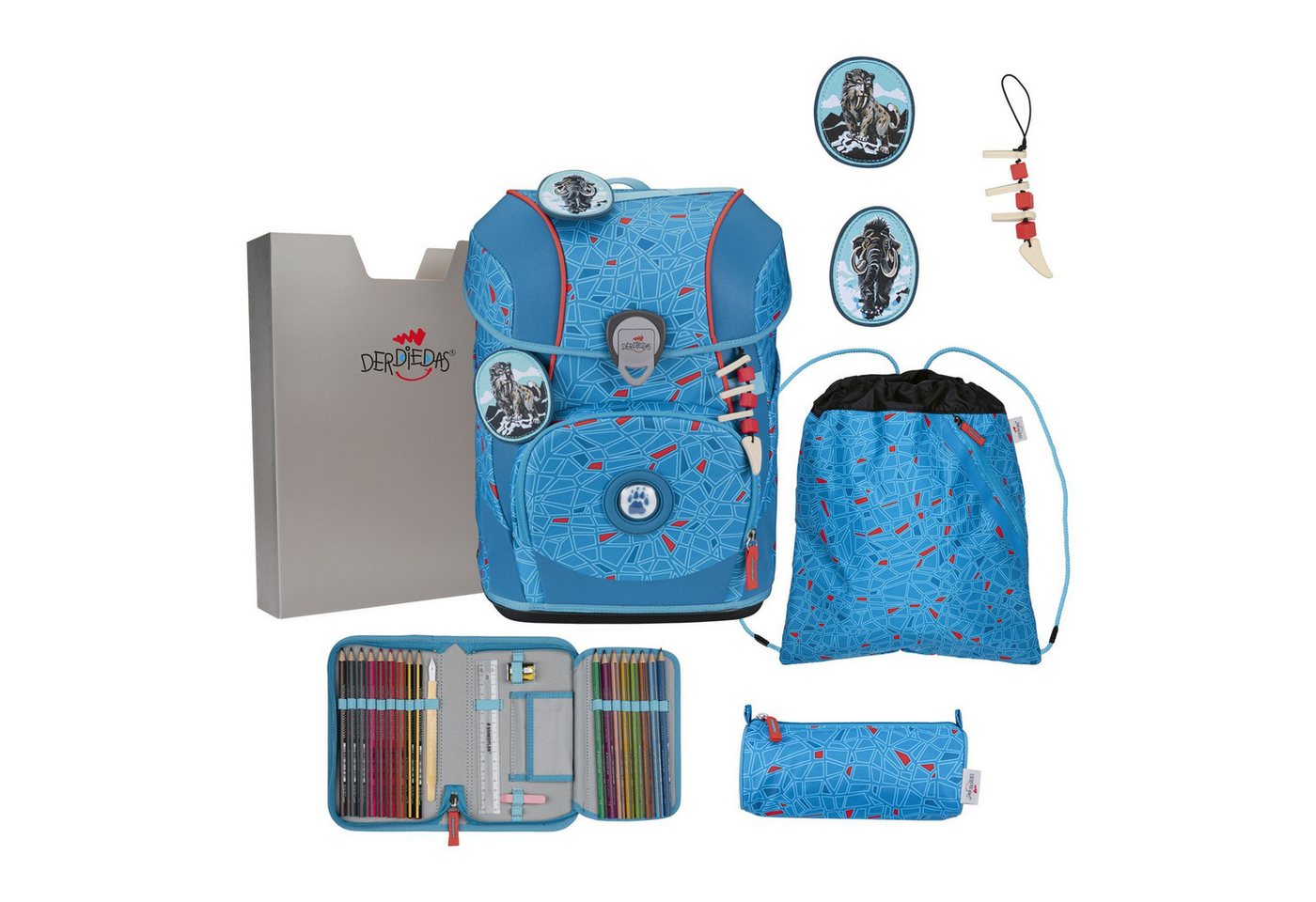 DerDieDas® Schulranzen ErgoFlex Tiny (8-tlg), PET von DerDieDas®