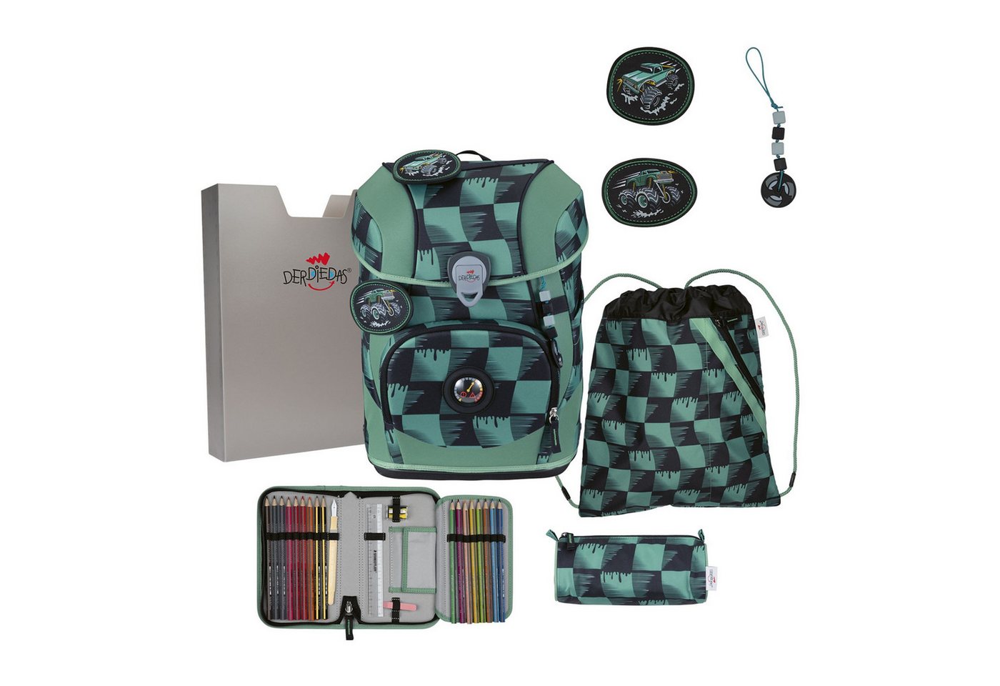 DerDieDas® Schulranzen ErgoFlex Tiny (8-tlg), PET von DerDieDas®