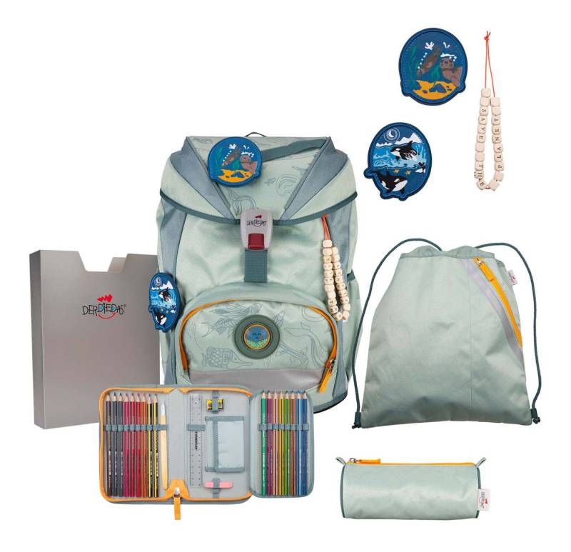 DerDieDas® Schulranzen Exklusiv Eco Schulranzenset 5-teilig (Set, 5-tlg) von DerDieDas®