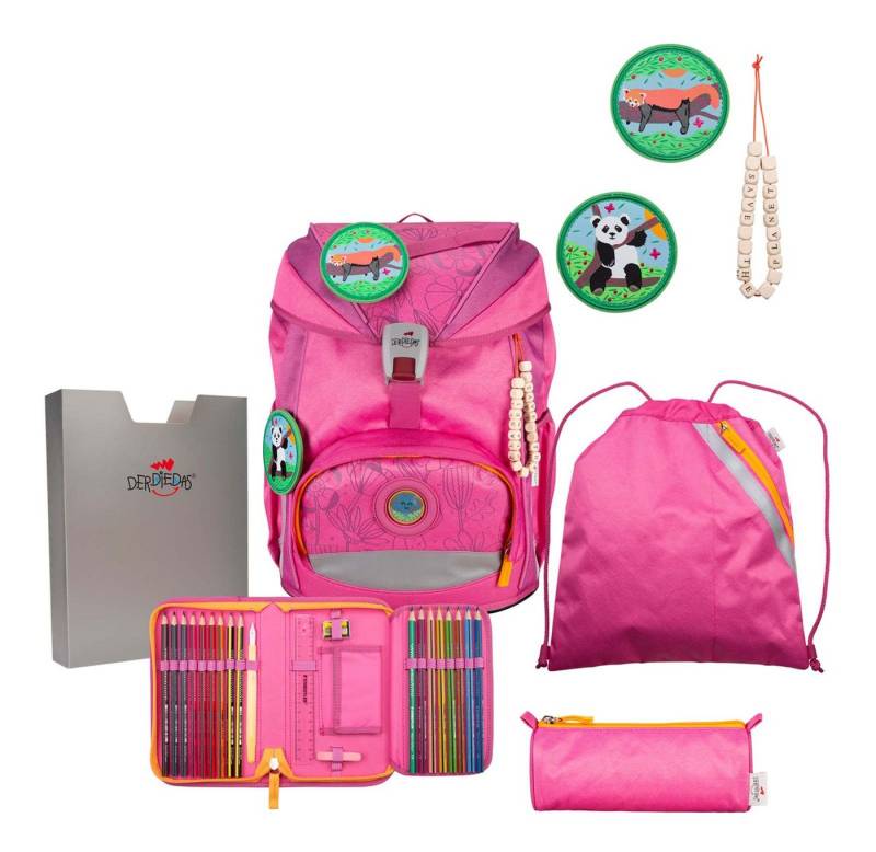 DerDieDas® Schulranzen Exklusiv Eco Schulranzenset 5-teilig (Set, 5-tlg) von DerDieDas®