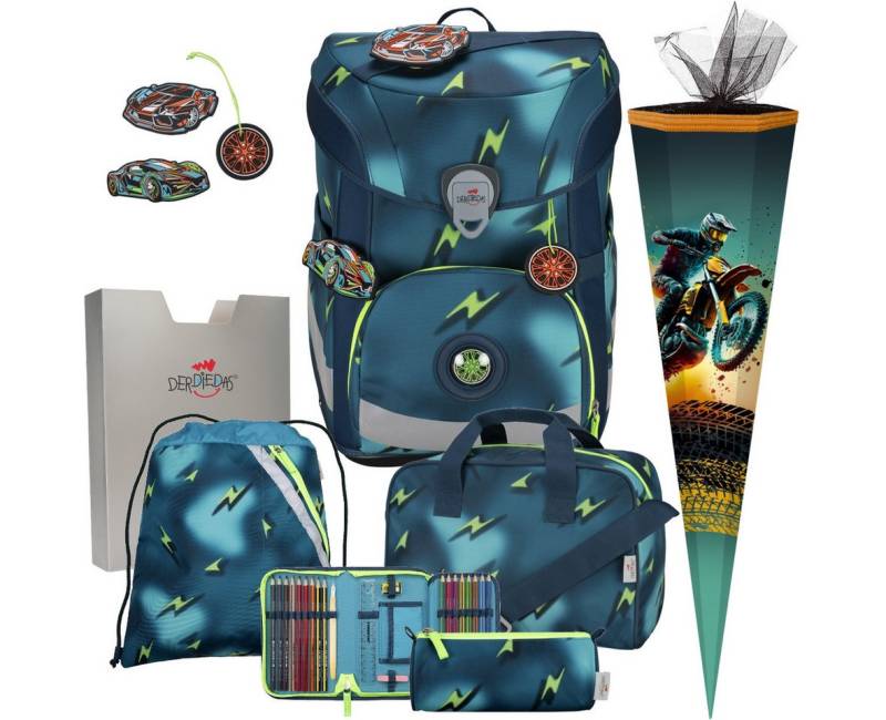 DerDieDas® Schulranzen Jungen 1.Klasse ErgoFlex Easy in unterschiedlichen Sets von DerDieDas®