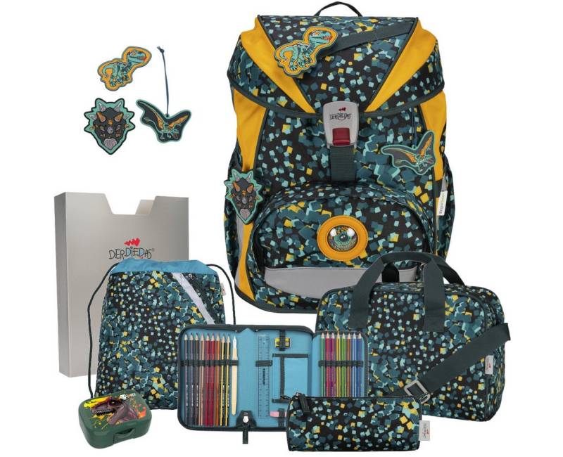 DerDieDas® Schulranzen Jungen 1.Klasse ErgoFlex Light in unterschiedlichen Sets von DerDieDas®