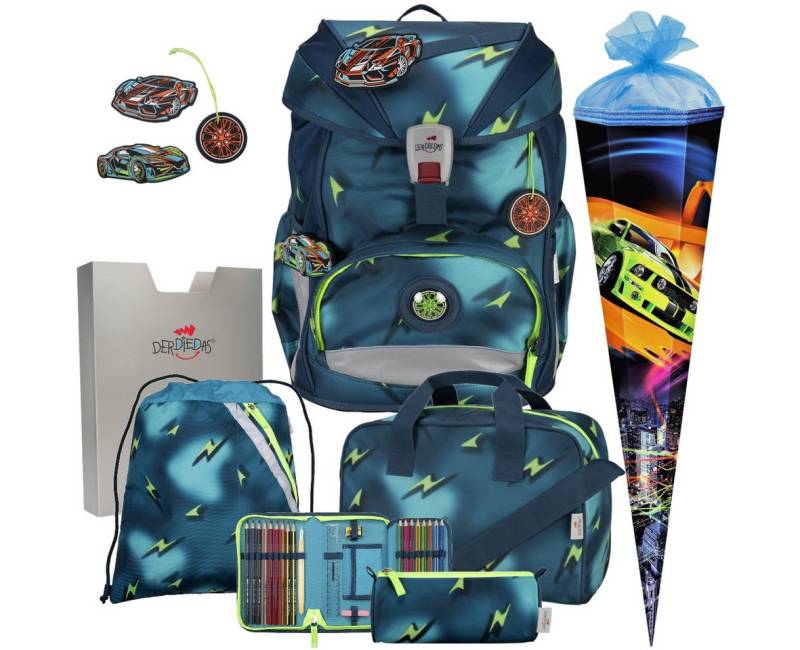 DerDieDas® Schulranzen Jungen 1.Klasse ErgoFlex Light in unterschiedlichen Sets von DerDieDas®