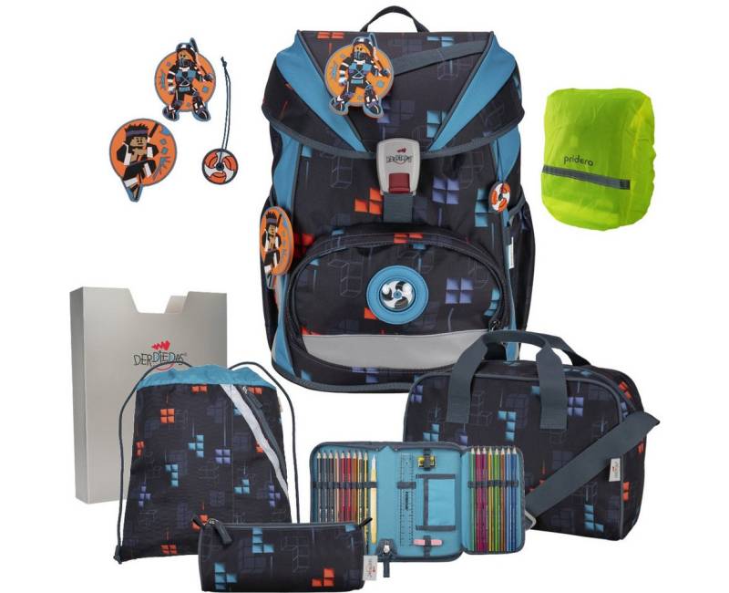 DerDieDas® Schulranzen Jungen 1.Klasse ErgoFlex Light in unterschiedlichen Sets von DerDieDas®