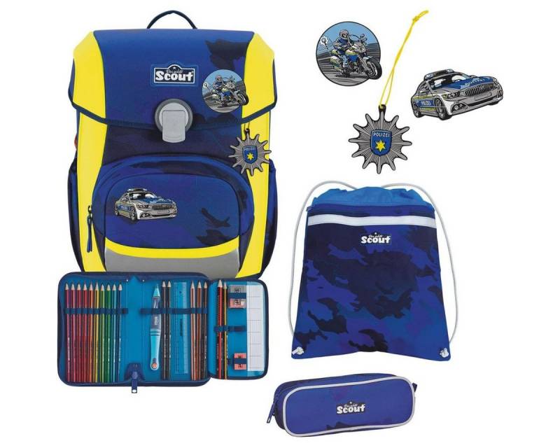 DerDieDas® Schulranzen Scout Blue Police Scout S75450021600 von DerDieDas®