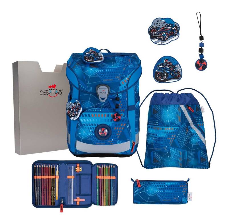 DerDieDas® Schulranzen Set 6-teilig (Set, 6-tlg) von DerDieDas®