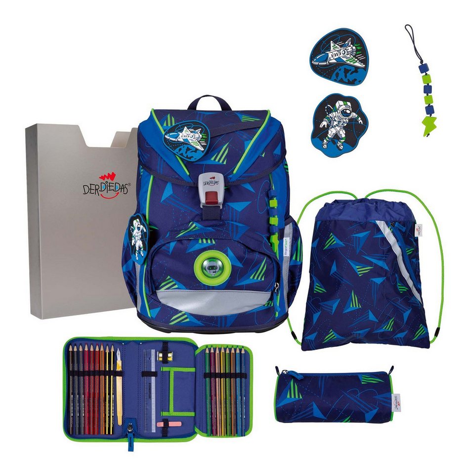 DerDieDas® Schulranzen Set 6-teilig (Set, 6-tlg) von DerDieDas®
