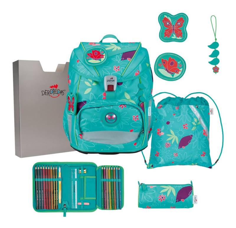 DerDieDas® Schulranzen Set 6-teilig (Set, 6-tlg) von DerDieDas®