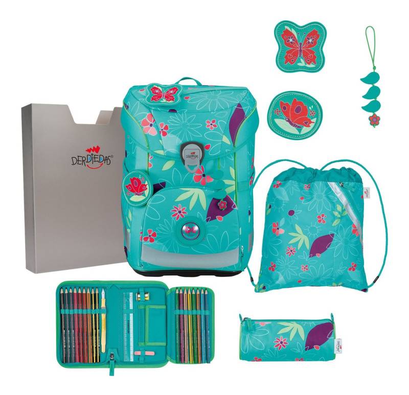 DerDieDas® Schulranzen Set 6-teilig (Set, 6-tlg) von DerDieDas®