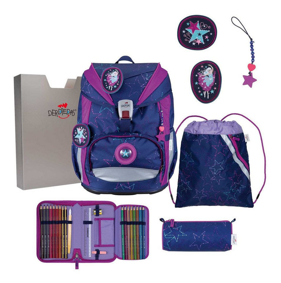 DerDieDas® Schulranzen Set 6-teilig (Set, 6-tlg) von DerDieDas®