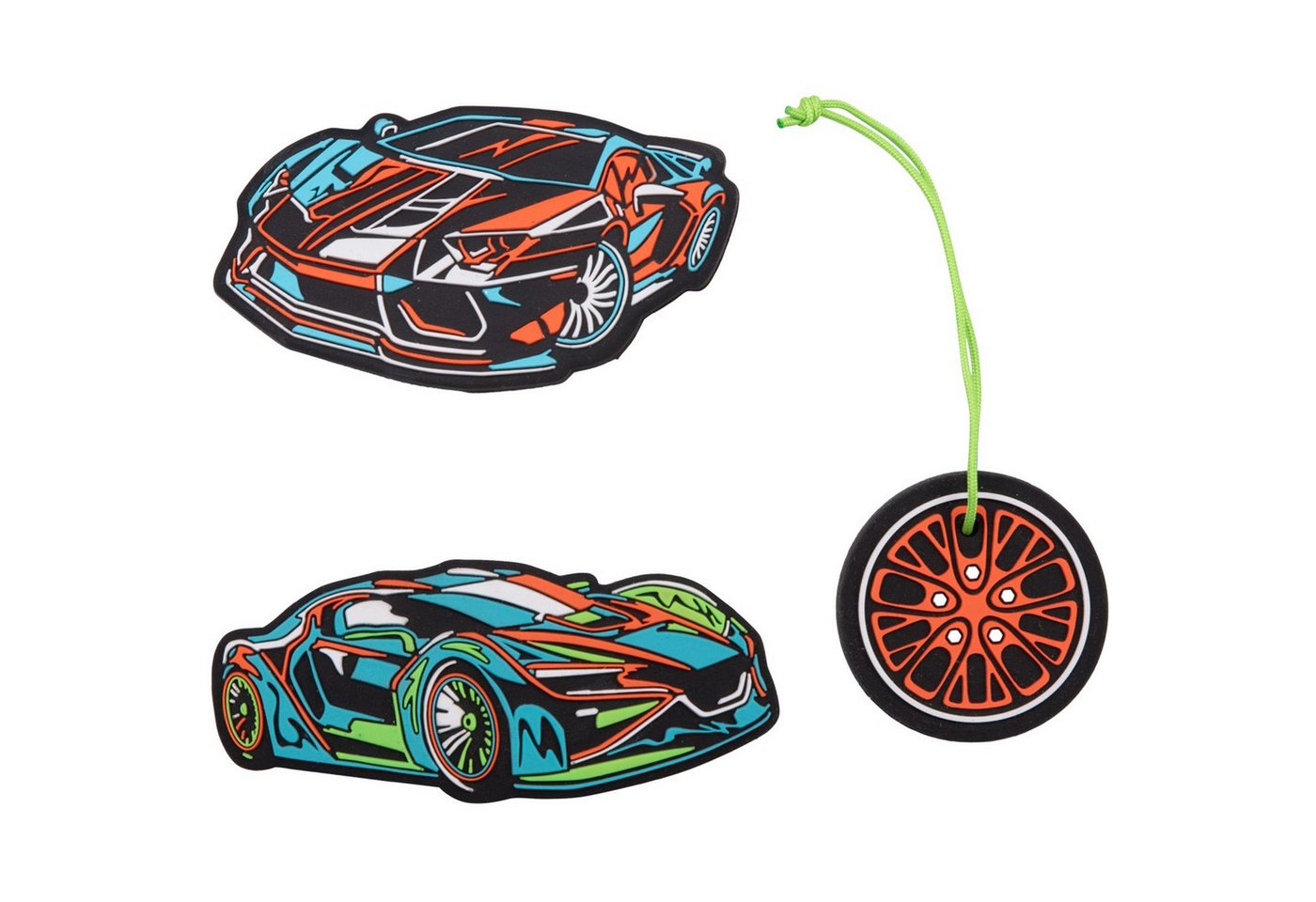 DerDieDas® Schulranzen Wechselbuttons 3 tlg. Magic Light von DerDieDas®