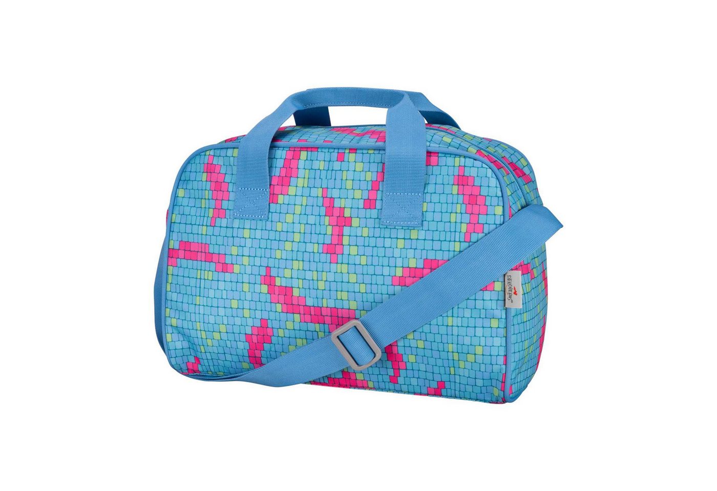 DerDieDas® Schulrucksack DerDieDas Sporttasche Happy Pixel von DerDieDas®