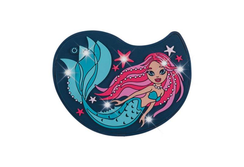 DerDieDas® Schulrucksack DerDieDas Wechselbutton LED Mermaid 1 Stück von DerDieDas®