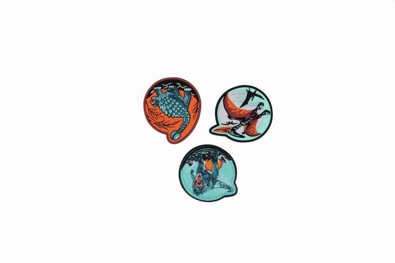 DerDieDas® Schulrucksack DerDieDas Wechselbuttons BIG REX 3-teilig von DerDieDas®