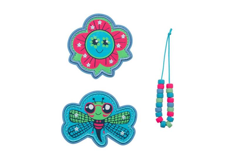 DerDieDas® Schulrucksack DerDieDas Wechselbuttons Happy Pixel 3-teilig von DerDieDas®