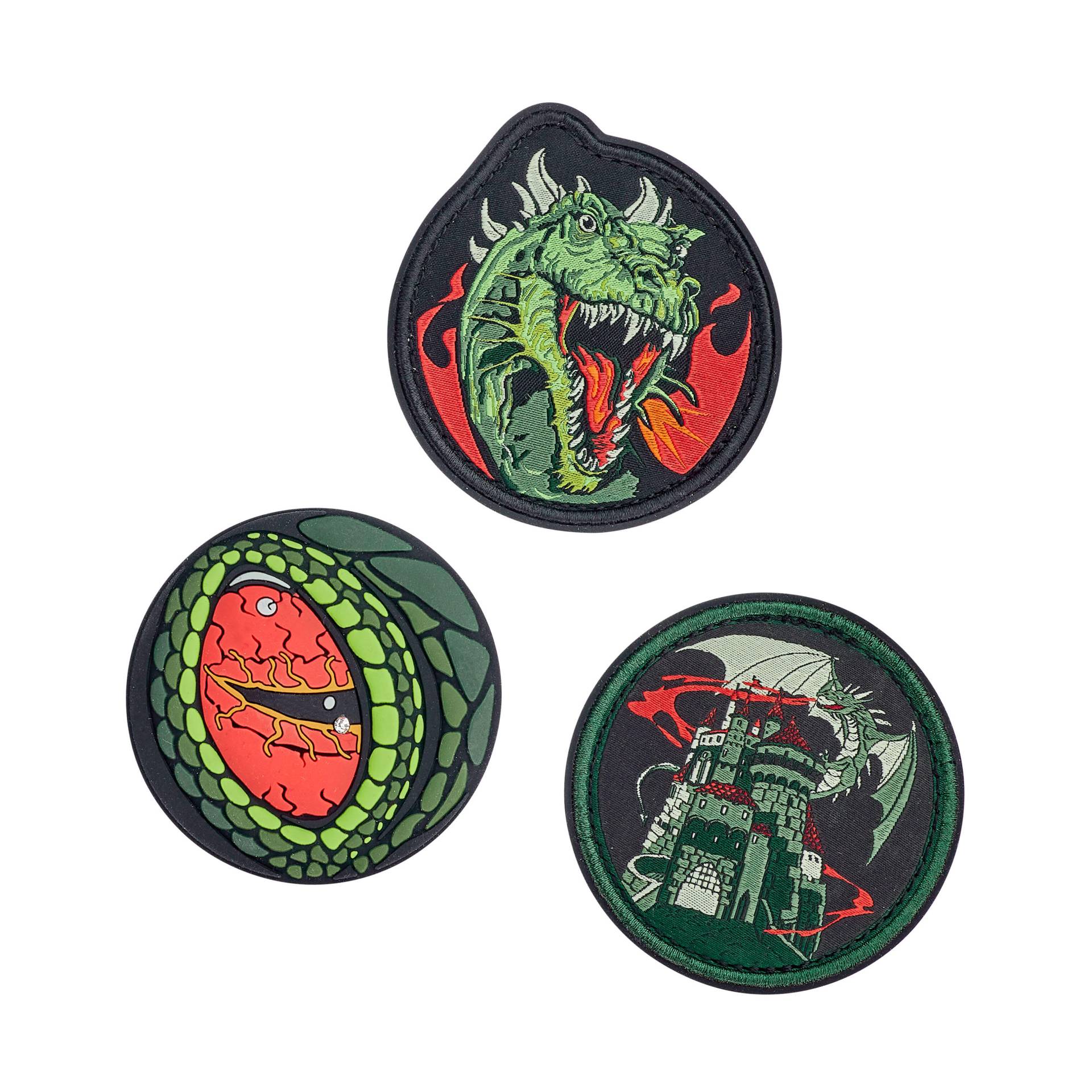 DerDieDas - DDD Wechselbuttons 3-tlg. Basilisk Multicolor von DerDieDas