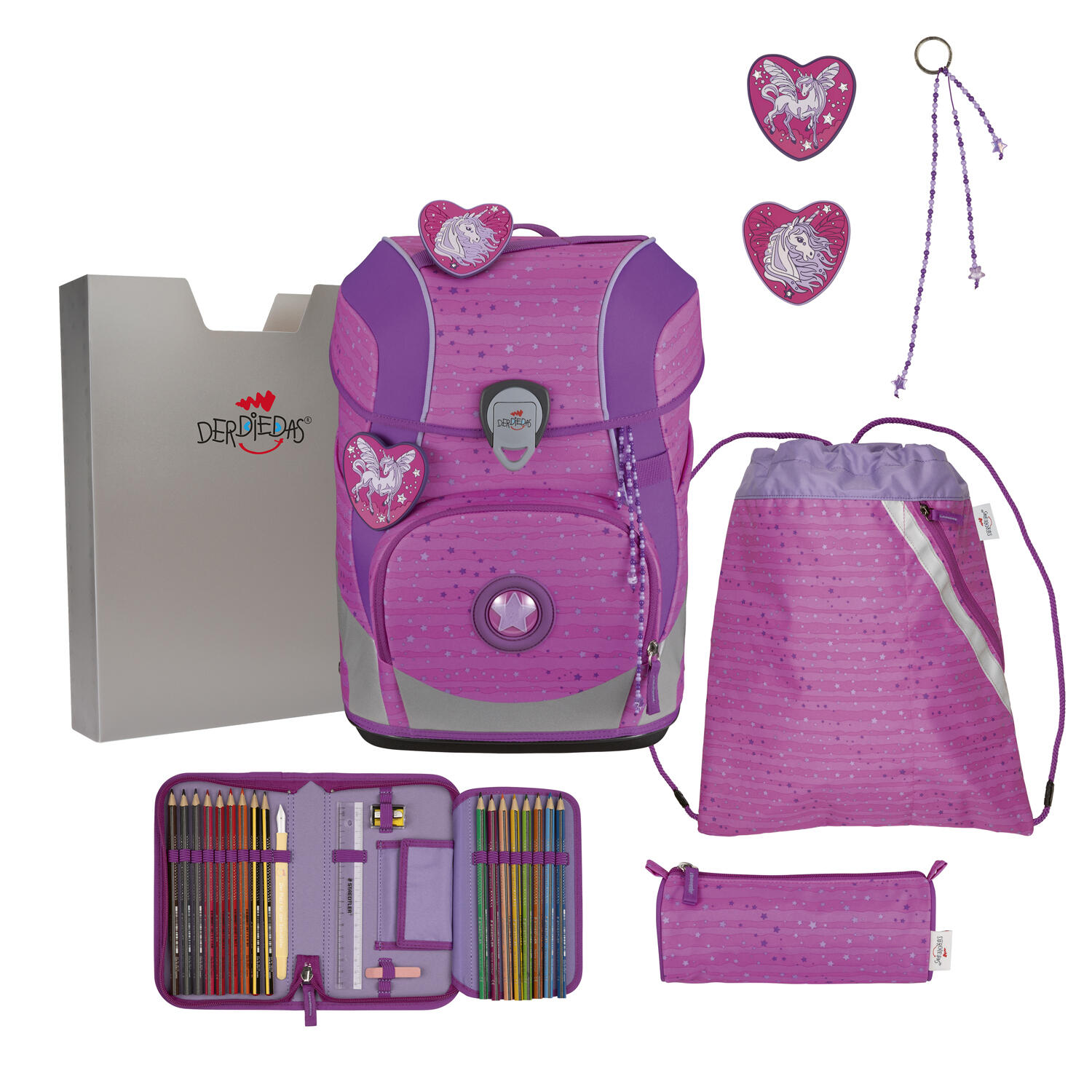 DerDieDas - DerDieDas ErgoFlex Tiny Set Purple Unicorn von DerDieDas