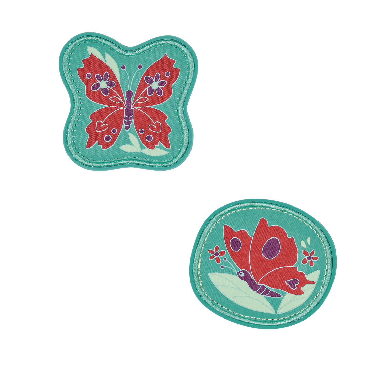 DerDieDas - DerDieDas Wechselbuttons, 2tlg. Butterfly Garden von DerDieDas